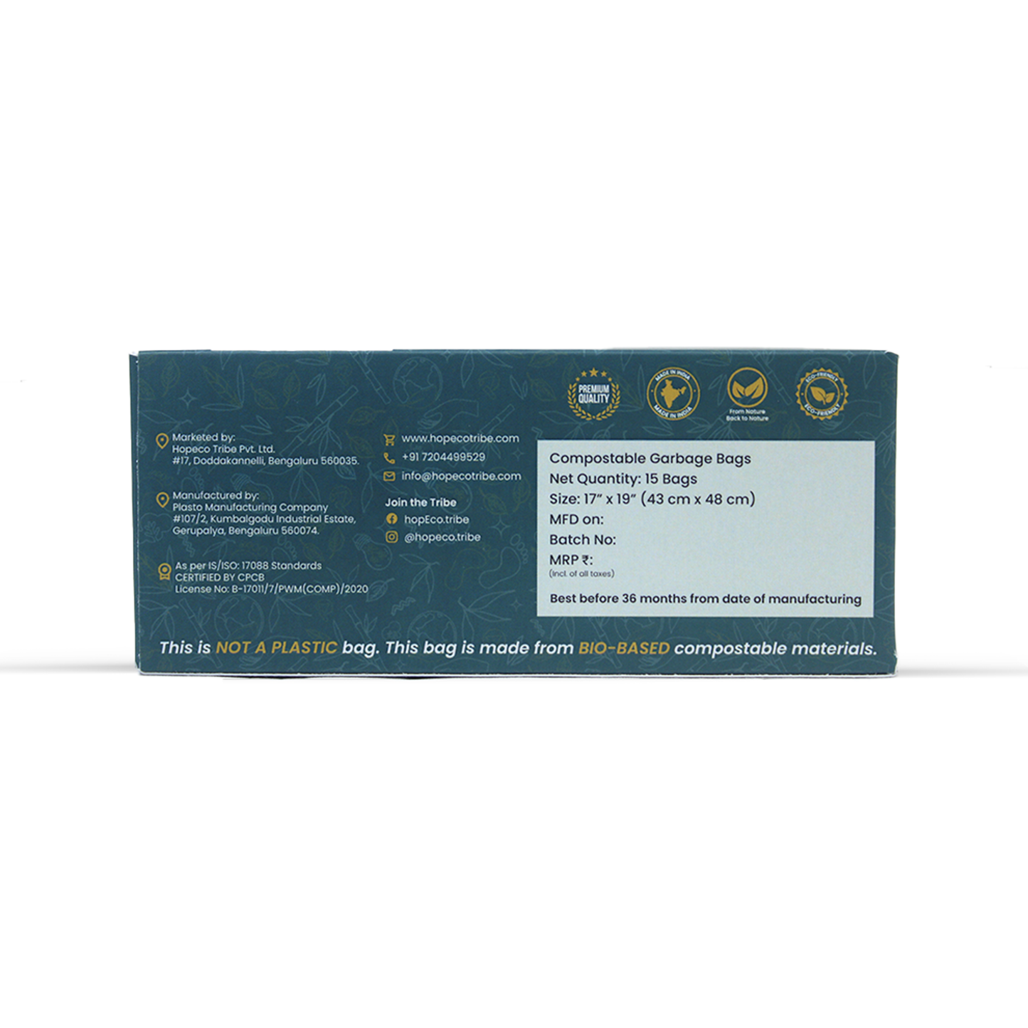 Garbage Bag - Small, Pack of 6