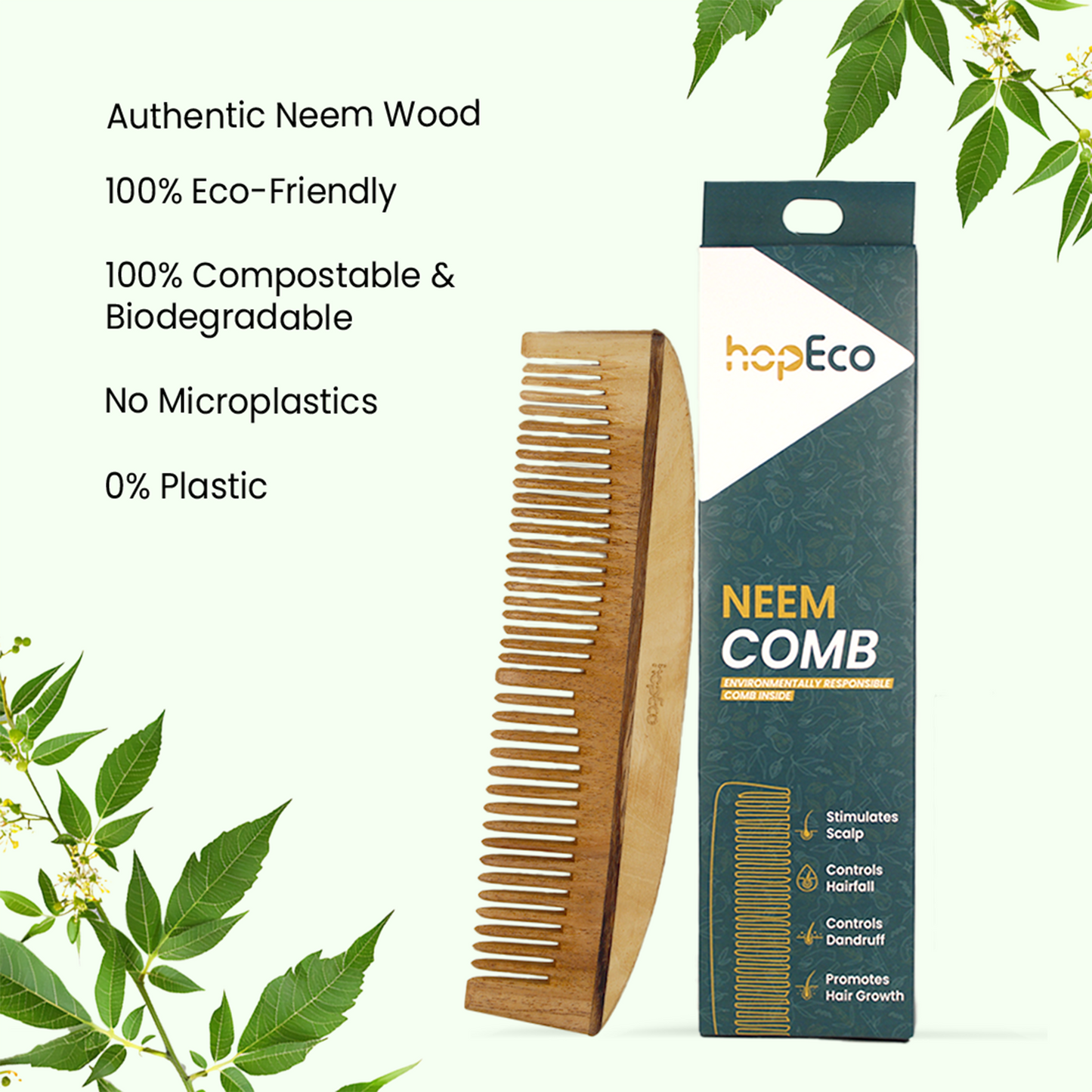 Neem Wood Comb